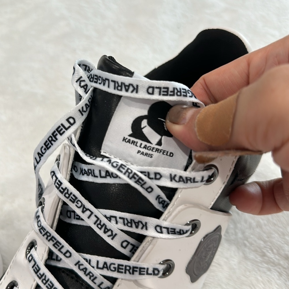 Karl Lagerfeld beautiful sneakers size 8.5 - Picture 9 of 10